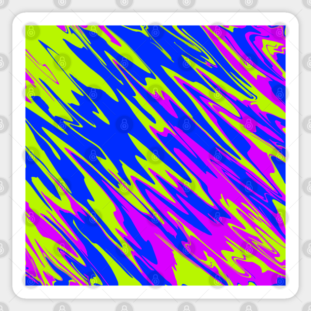 Spray Paint Pink Lime Blue Sticker by BlakCircleGirl